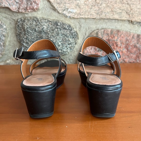 J Jill Black Platform Sandals, 6.5, EUC - Picture 3 of 7
